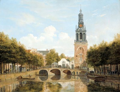 Il Torensluis e il Jan Roodenpoortstoren ad Amsterdam da Hendrik Gerrit ten Cate